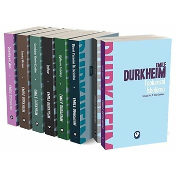 Emile Durkheim Seti (8 Kitap Takım) Emile Durkheim