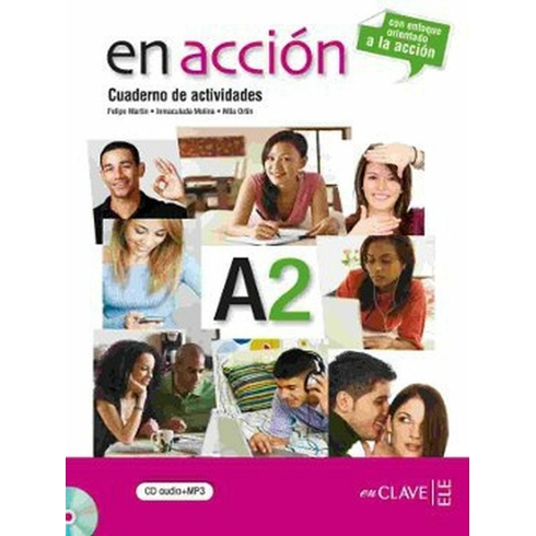 En Acción A2 Cuaderno De Actividades (Etkinlik Kitabı +Audio Descargable) Ispanyolca Orta-Alt Seviye-Felipe Martin