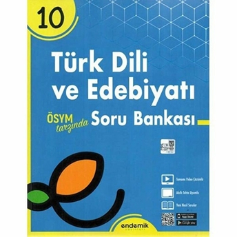 Endemik 10.Sınıf Türk Dili Ve Edebiyatı Soru Bankası Kolektıf