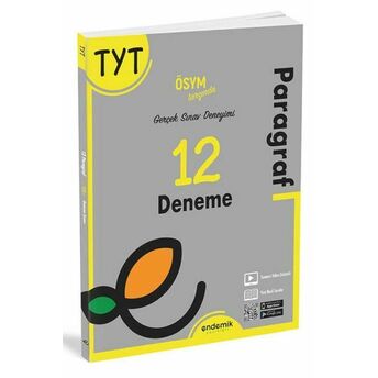 Endemik 2023 Tyt Paragraf 12'Li Deneme Sınavı