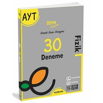 Endemik Ayt Fizik 30 Deneme Sınavı