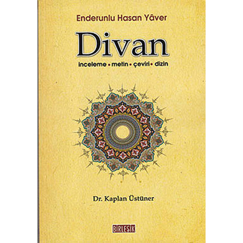 Enderunlu Hasan Yaver Divan Kaplan Üstüner