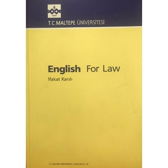 English For Law Ifakat Karslı