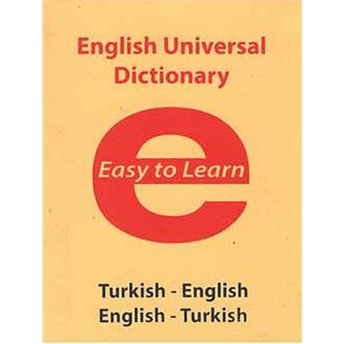 English Universal Dictionary - Ingilizce Cep Sözlük