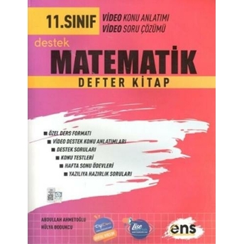 Ens Yayıncılık 11. Sınıf Matematik Defter Kitap Komisyon