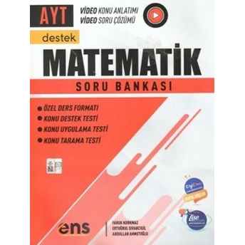 Ens Yayıncılık Ayt Matematik Destek Soru Bankası Faruk Korkmaz