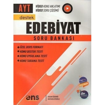 Ens Yayıncılık Ayt Türk Dili Ve Edebiyatı Destek Soru Bankası Hasan Özdemir