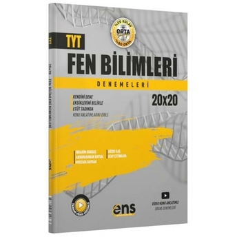 Ens Yayınları Tyt Fen Bilimleri 20 X 20 Li Denemeleri Komisyon