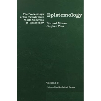 Epistemology (Ciltli)-Stephen Voss