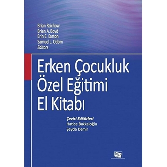 Erken Çocukluk Özel Eğitimi El Kitabı