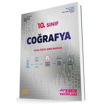 Esen Yayınları 10. Sınıf Coğrafya Konu Özetli Soru Bankası Komisyon