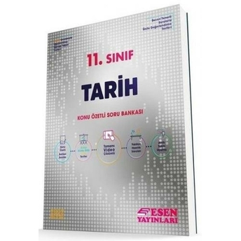 Esen Yayınları 11. Sınıf Tarih Konu Özetli Soru Bankası Komisyon