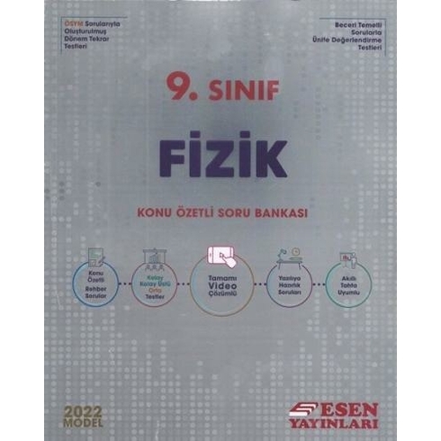 Esen Yayınları 9. Sınıf Fizik Konu Özetli Soru Bankası