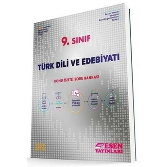 Esen Yayınları 9. Sınıf Türk Dili Ve Edebiyatı Konu Özetli Soru Bankası Komisyon