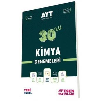 Esen Yayınları Ayt Kimya 30 Lu Deneme Komisyon