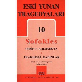 Eski Yunan Tragedyaları 10 Sofokles Sofokles