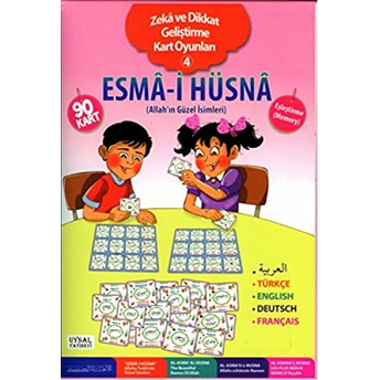 Esma-I Hüsna - Zeka Ve Dikkat Geliştirme Kart Oyunları 4; Allah'ın Güzel Isimleri (5 Dilde)Allah'ın Güzel Isimleri (5 Dilde) Kolektif