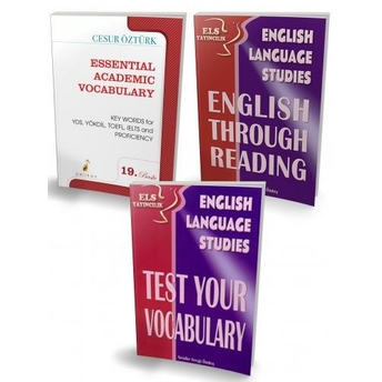 Essential Academic Vocabulary, Els English Through Reading Ve Test Your Vocabulary Nesibe Sevgi Öndeş