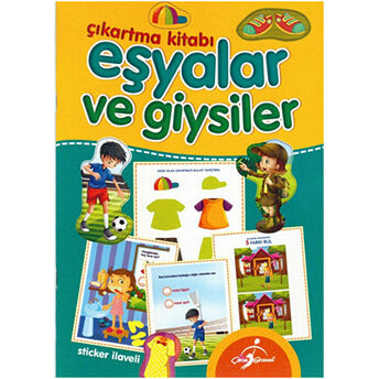 Eşyalar Ve Giysiler - Çıkartma Kitabı Kolektif