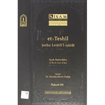 Et Teshil Şerhu Letaifil Işarat ( 3.Cilt ) Ciltli Şeyh Bedreddin