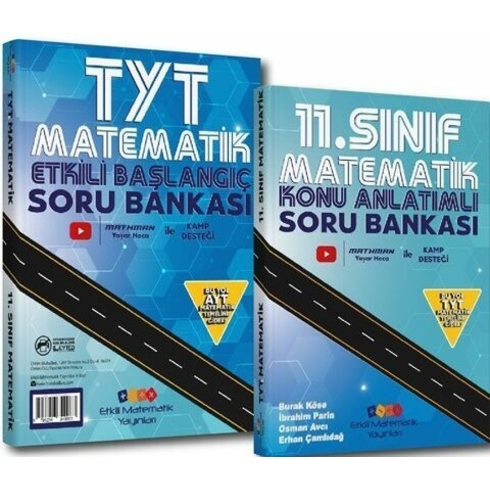 Etkili Matematik Yayınları 11. Sınıf Konu Anlatımlı Ve Tyt Matematik Soru Bankası Burak Köse