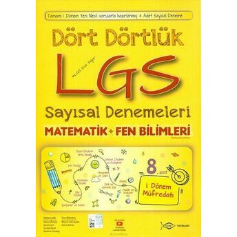 Etkin Dört Dörtlük Lgs Sayısal Denemeleri (24,00 Tl)