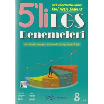 Etkin Yayınları 5'Li Lgs Denemeleri (35,00 Tl)