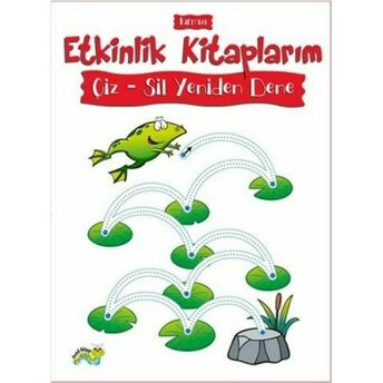 Etkinlik Kitaplarım Çiz-Sil Yeniden Dene (Kırmızı) Kolektif