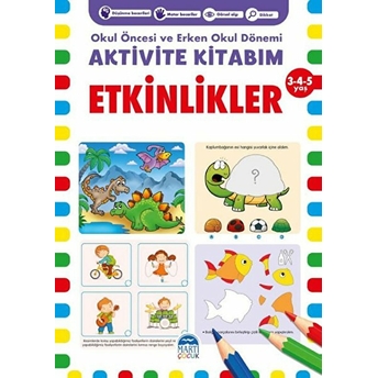 Etkinlikler Aktivite Kitabım 3-4-5 Yaş Kolektıf