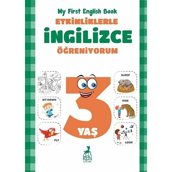 Etkinliklerle Ingilizce Öğreniyorum 3 Yaş - My First English Book Merve Almalı