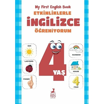 Etkinliklerle Ingilizce Öğreniyorum 4 Yaş - My First English Book Merve Almalı