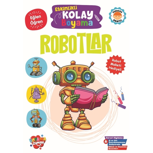 Etkinlikli Kolay Boyama – Robotlar Abdullah Karaca