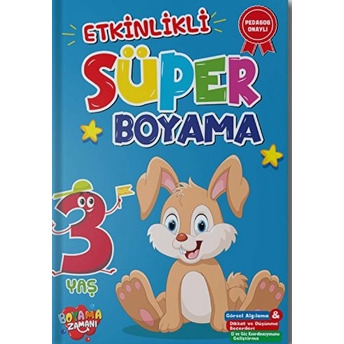 Etkinlikli Süper Boyama 3 Yaş