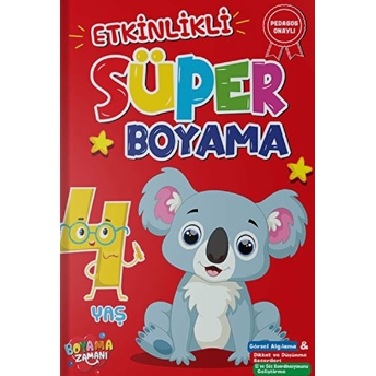 Etkinlikli Süper Boyama 4 Yaş