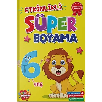 Etkinlikli Süper Boyama 6 Yaş