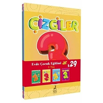 Evde Çocuk Eğitimi 3 Yaş Set (4 Kitap)