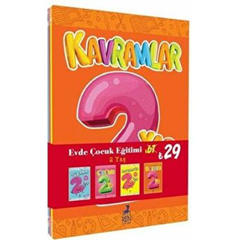 Evde Çocuk Eğitimi Seti 2 Yaş (4 Kitap Takım) Kolektif