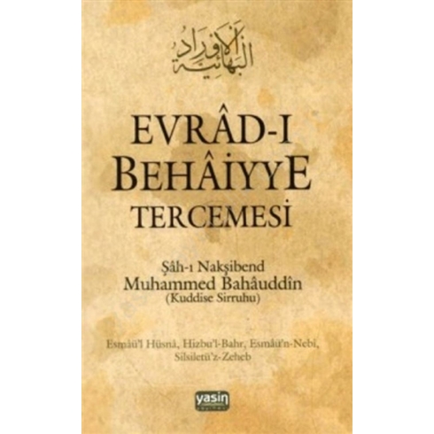 Evrad-I Behaiyye Ve Tercemesi Ciltli Hamza Tatlı