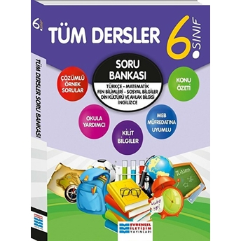 Evrensel 6. Sınıf Tüm Dersler Konu Özetli Soru Bankası (Yeni) Kolektif