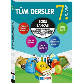 Evrensel 7. Sınıf Tüm Dersler Konu Özetli Soru Bankası (Yeni) Kolektif