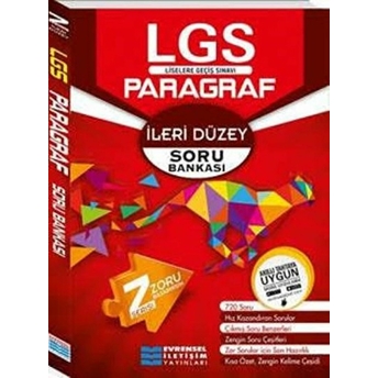 Evrensel 8. Sınıf Lgs Ileri Düzey Z Serisi Paragraf Soru Bankası (Yeni) Kolektif