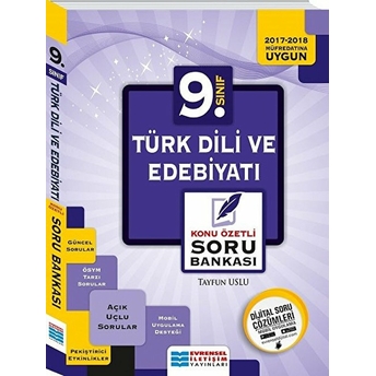 Evrensel Iletişim 9. Sınıf Türk Dili Ve Edebiyatı Soru Bankası