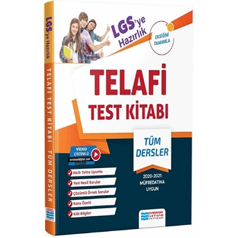 Evrensel Iletişim Yayınları Lgs’ye Hazırlık Telafi Test Kitabı Video Çözümlü