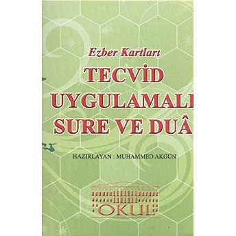 Ezber Kartları - Tevcid Uygulamalı Sure Ve Dua Kolektif