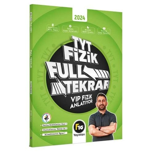 F10 Yayınları Vip Fizik Tyt Fizik Full Tekrar Video Ders Kitabı Kemal Coşkun