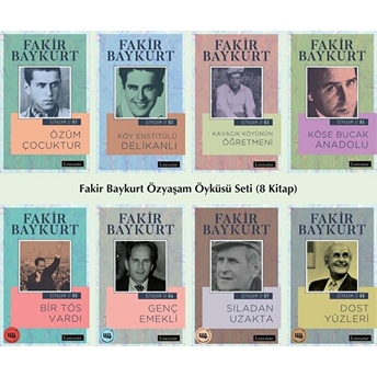 Fakir Baykurt Özyaşam Öyküsü Seti (8 Kitap Takım) - Fakir Baykurt