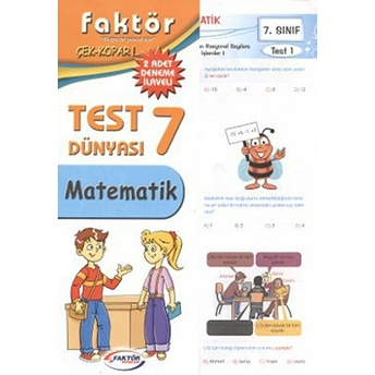 Faktör 7. Sınıf Matematik Test Dünyası - Çek Kopar Kolektif