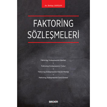 Faktoring Sözleşmeleri Berkay Sarıgan