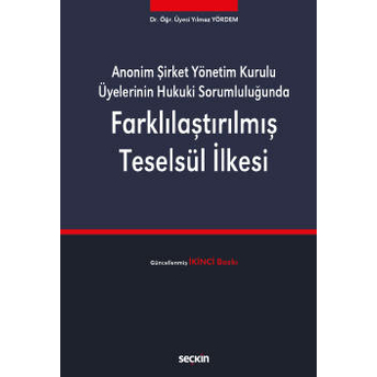 Farklılaştırılmış Teselsül Ilkesi Yılmaz Yördem