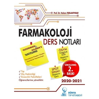 Farmakoloji Ders Notları 2. Baskı Hakan Parlakpınar